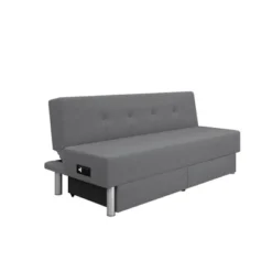 Wilton Dream Convertible Futon Sofa Bed Charcoal - Serta -Lush Living Store GUEST 46476d34 8f03 433a 9291 d6518bbccbc9