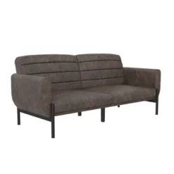 Ash Futon Distressed Faux Leather - Room & Joy -Lush Living Store GUEST 4789f921 bd8f 4d5d b06b 6412e05a788c