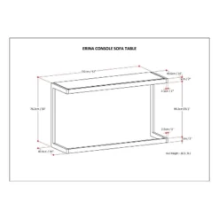 Cecilia Console Sofa Table - WyndenHall -Lush Living Store GUEST 47a198db bd63 4c78 8196 e70a1dafd74f