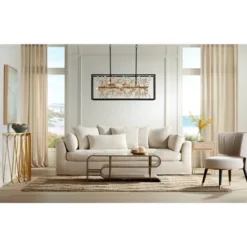 55 Downing Street Glam Luxury Metal Console Table 45 1/8" X 14 1/8" Gold Teardrop Frame Living Room Bedroom Bedside Entryway House -Lush Living Store GUEST 47b4f1a7 cb27 4bd6 b0b4 1e867eac199f