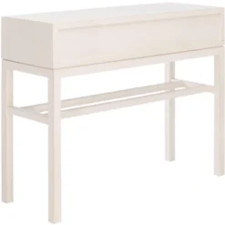 Ajana 2 Drawer Console - Distressed White W/Distressed White Drawer - Safavieh -Lush Living Store GUEST 48765633 78be 4479 89d6 82bdc3048565