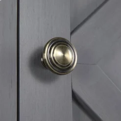 54" Farmhouse Two-Tone TV Stand For TVs Up To 65" Gray - Home Essentials -Lush Living Store GUEST 49139082 c702 4fe9 b7f7 08bb6e9287d0