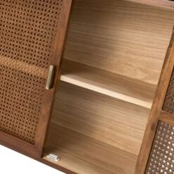 Birnirk 2-Door Accent Solid Wood Storage Cabinet With Shelves| KARAT HOME-Cherry -Lush Living Store GUEST 4977ef5b 378c 425e 8e0e f0afe5bc20f4