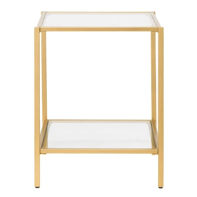 18.5" Square Camber Elite Side Table Gold - Studio Designs Home 4 18.5" Square Camber Elite Side Table Gold - Studio Designs Home - Image 2
