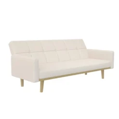 Benedict Wooden Futon Ivory - Room & Joy -Lush Living Store GUEST 49aff4d1 2602 48c7 bab1 6bd2c5a052ed