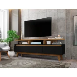 Yonkers TV Stand For TVs Up To 65" - Manhattan Comfort