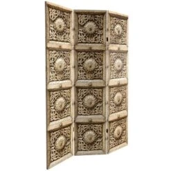 6" Double Sided Stone Doorway Canvas Room Divider Gray - Oriental Furniture -Lush Living Store GUEST 4a3f5e88 34f0 4ad7 aad9 42b1add04dc6