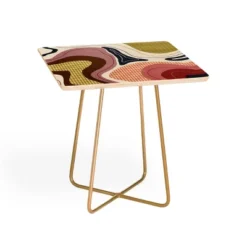 Viviana Gonzalez Retro Fusion Side Square Table - Deny Designs -Lush Living Store GUEST 4aac646f 9680 462c 8964 50b446a9f38c