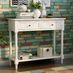 Console Table With Storage Drawers And Bottom Shelf-ModernLuxe -Lush Living Store GUEST 4ac4caec acea 4515 bb4f 165e13d67ce8