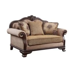 69" Chateau De Ville Fabric Sofa Espresso Finish - Acme Furniture 10 69" Chateau De Ville Fabric Sofa Espresso Finish - Acme Furniture -Lush Living Store GUEST 4ace99e1 a85b 4aca a060 b54f0826b912