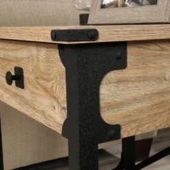 Steel River Side Table Distressed Brown - Sauder -Lush Living Store GUEST 4ad173e2 acc6 46b4 8fba 01c558f5fc28