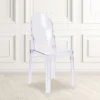 Flash Furniture Ghost Chair With Oval Back In Transparent Crystal -Lush Living Store GUEST 4add763e d4fe 4158 9f65 83e9dd2ccc38