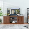Costway 58'' TV Stand Entertainment Console Center W/ 2 Cabinets For 65'' TV NaturalBlackWalnut -Lush Living Store GUEST 4b1168f7 fa86 447e 9fe0 29d3ea95d14f