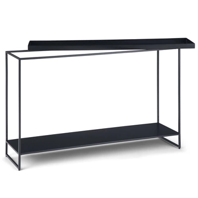 47" Morton Tray Top Console Table Black - WyndenHall 11 47" Morton Tray Top Console Table Black - WyndenHall - Image 9