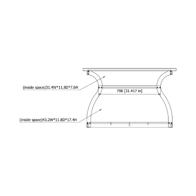 Persephone Console Table Black - HOMES: Inside + Out 5 Persephone Console Table Black - HOMES: Inside + Out - Image 3