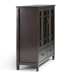 46" Hampshire Solid Wood Tall Storage Cabinet Dark Chestnut Brown - WyndenHall 15 46" Hampshire Solid Wood Tall Storage Cabinet Dark Chestnut Brown - WyndenHall -Lush Living Store GUEST 4cb8a698 eebf 4b7a 8ec5 a2478f94bfb9