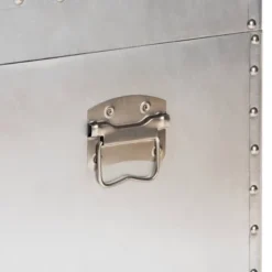 Serge Metal 2 Drawer Accent Storage Chest Silver - Baxton Studio -Lush Living Store GUEST 4d129b3f 3195 4bcb 960a 93e66b54a8c3