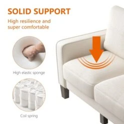 75" Modern Living Room Furniture Fabric Sofa - ModernLuxe -Lush Living Store GUEST 4d7179dd e9a2 41d2 a863 57bbd5ac3d08