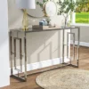 Stagge Glam Rectangle Sofa Table Chrome - HOMES: Inside + Out -Lush Living Store GUEST 4d810a0a 0042 4595 9091 e9af29329fb0