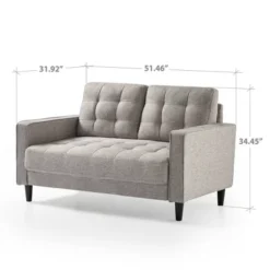 52" Benton Loveseat Sofa - Zinus 18 52" Benton Loveseat Sofa - Zinus -Lush Living Store GUEST 4e17f82f b034 433a abea 68097dd03868