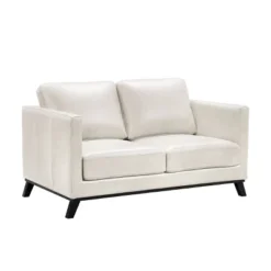Woodstock Mid-Century Top Grain Leather Loveseat - Abbyson Living -Lush Living Store GUEST 4e31d8a0 7d1e 4af8 b928 73ffd2533d11