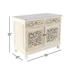 Traditional Mahogany Cabinet White - Olivia & May -Lush Living Store GUEST 4e5ff1d9 3fd5 4045 81d2 f9e074d2e013