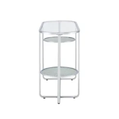 Rueledge Glam 2 Shelf Sofa Table Chrome - HOMES: Inside + Out -Lush Living Store GUEST 4f522246 0d00 415a b53f a57ef88e2ae6