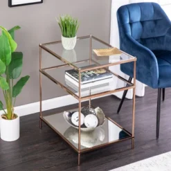 Benton Side Table Copper - Aiden Lane -Lush Living Store GUEST 4f61094e 64e9 410f a63c 3ddf461ede6e