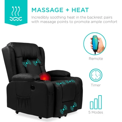 Best Choice Products Electric Power Lift Recliner Massage Chair Furniture W/ USB Port, Heat, Cupholders 5 Best Choice Products Electric Power Lift Recliner Massage Chair Furniture W/ USB Port, Heat, Cupholders - Image 3