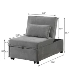 Pull Out Sleeper Sofa With Pillow - ModernLuxe 12 Pull Out Sleeper Sofa With Pillow - ModernLuxe -Lush Living Store GUEST 506f9b45 1e42 4b52 b1e9 1d01b6912484