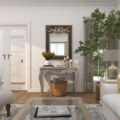 Farmhouse Vintage Console Table White - Olivia & May -Lush Living Store GUEST 50cc503c 4d37 4ccd b386 10220687d61c