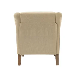 Charlie Wooden Upholstery Livingroom Armchair With Button-tufted | ARTFUL LIVING DESIGN -Lush Living Store GUEST 50e043c7 fc15 45ac bd38 da77f2b1e70c