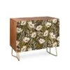 Avenie Floral Meadow Spring Green Walnut Credenza - Deny Designs -Lush Living Store GUEST 50f8daa0 608a 496a b0cd 91a6e0ec915a