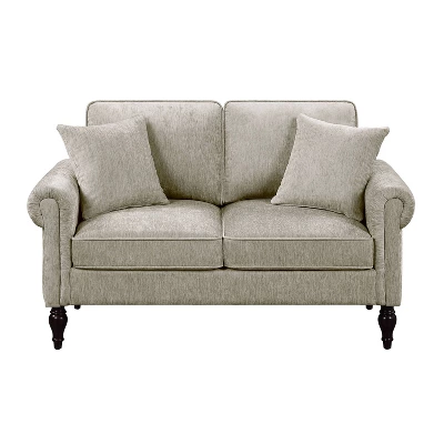 Evok Contemporary Chenille Upholstered Loveseat - MiBasics 5 Evok Contemporary Chenille Upholstered Loveseat - MiBasics - Image 3