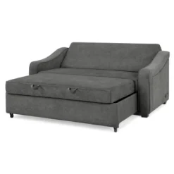 Nelson Convertible Futon Queen Sleeper Sofa Gray - Serta -Lush Living Store GUEST 5193bc01 8439 456b 89c5 04e507363e33
