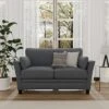 Grant River Upholstered Loveseat With 2 Pillows Gray - Hillsdale Furniture -Lush Living Store GUEST 51a4e66f c2e4 4d12 b044 697c446f637c