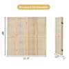 Costway 4-Panel Pegboard Display 5' Tall Folding Privacy Screen Craft Display -Lush Living Store GUEST 531ff966 6d24 46a5 91b9 5e19dfef825f