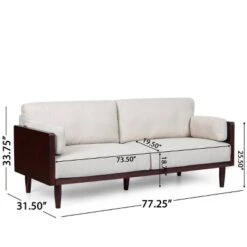 Sofia Mid-Century Modern Upholstered 3 Seater Sofa - Christopher Knight Home 22 Sofia Mid-Century Modern Upholstered 3 Seater Sofa - Christopher Knight Home -Lush Living Store GUEST 533a6fa8 4b9d 4480 9b50 bd6387816ee9