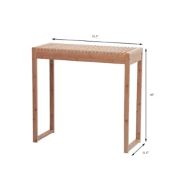 Cambridge Bamboo Entryway Console Table Natural - Proman Products -Lush Living Store GUEST 53690c86 79a8 4d2b 991b 25a9e39bdb48