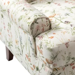 Dani Comfy Livingroom Armchair With Solid Wood Legs | KARAT HOME -Lush Living Store GUEST 53802d23 4441 470d 9132 7de7a140002a