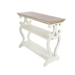 Farmhouse Wood Console Table Off White - Olivia & May -Lush Living Store GUEST 53856391 60fd 4624 b663 b06869b200ed