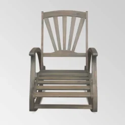 Sunview Acacia Wood Recliner Rocking Chair - Christopher Knight Home -Lush Living Store GUEST 538f00a6 83fb 46e6 9496 dcd722f48680