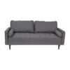 Emma And Oliver Upholstered Mid-Century Modern Pocket Spring Sofa With Wooden Legs And Removable Back Cushions -Lush Living Store GUEST 53e4bca2 6d5a 42a6 a10a 4b8b1c1ebe13