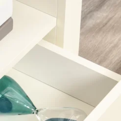 HOMCOM Corner TV Stand Up To 50", Entertainment Center TV Console Table With Drawers And Open Storage Compartment For Living Room, White 10 HOMCOM Corner TV Stand Up To 50", Entertainment Center TV Console Table With Drawers And Open Storage Compartment For Living Room, White -Lush Living Store GUEST 544aaa23 90db 4f44 be1e 25ae117d7132