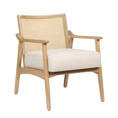 Aurelia Cane Back Accent Chair - HOMES: Inside + Out 11 Aurelia Cane Back Accent Chair - HOMES: Inside + Out - Image 9