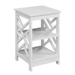 Titan End Table With Shelves - Breighton Home -Lush Living Store GUEST 54c83634 d567 462e a23b 9f9f8401ea58