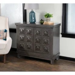 Epinay Carved Cabinet Gray - Powell Company -Lush Living Store GUEST 553d6aea 789b 46a8 80fd 1dc32fc5cb3f