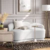 Lupine Curved Loveseat Cream Boucle - Threshold™ -Lush Living Store GUEST 553e60c7 5a6f 46e0 8487 d243a81fe39f