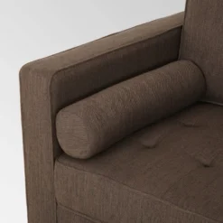 Portwall Contemporary Tufted Sofa Brown - Christopher Knight Home -Lush Living Store GUEST 553f9c73 6e07 405f ac59 daf37f06b455