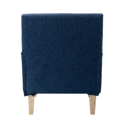 Asiab Wooden Upholstered Armchair | Karat Home 6 Asiab Wooden Upholstered Armchair | Karat Home - Image 4